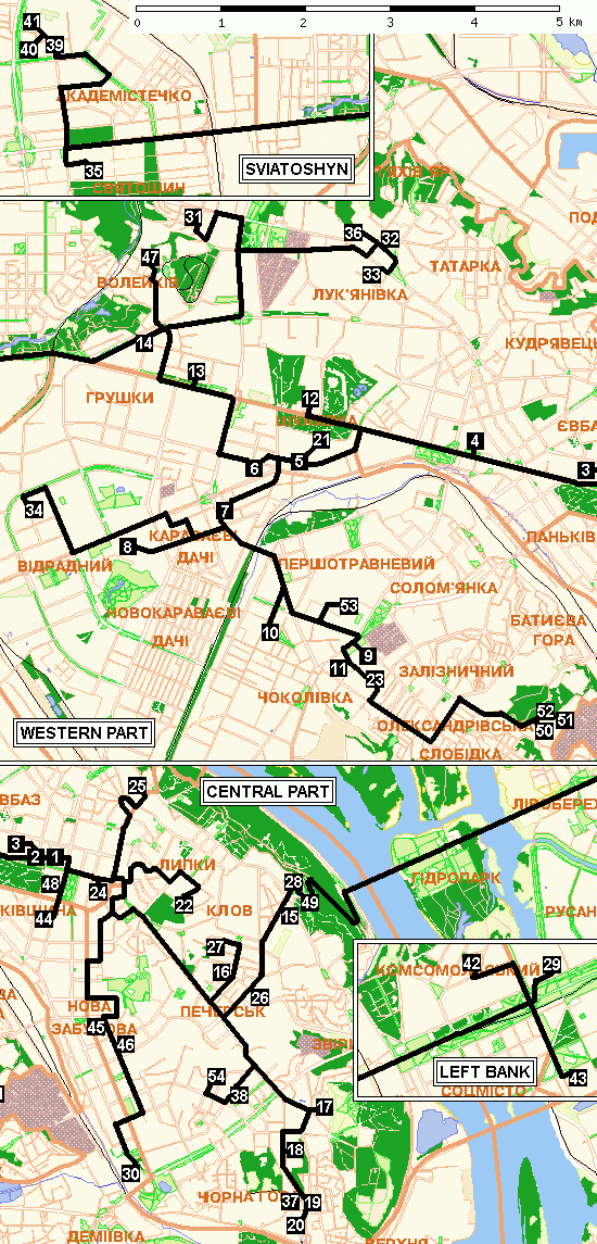 Kiev map